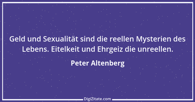 Zitat von Peter Altenberg 60