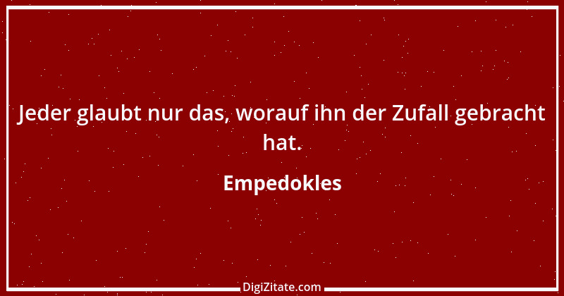 Zitat von Empedokles 1