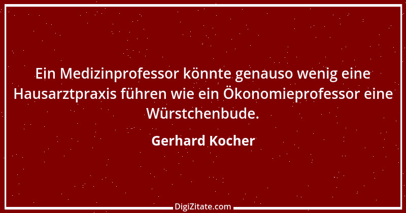 Zitat von Gerhard Kocher 144