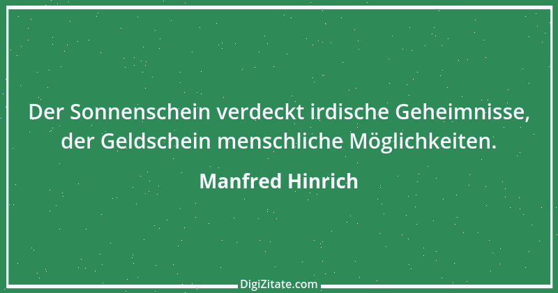 Zitat von Manfred Hinrich 1809