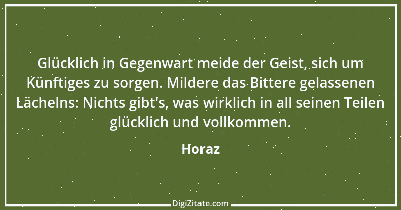 Zitat von Horaz 223