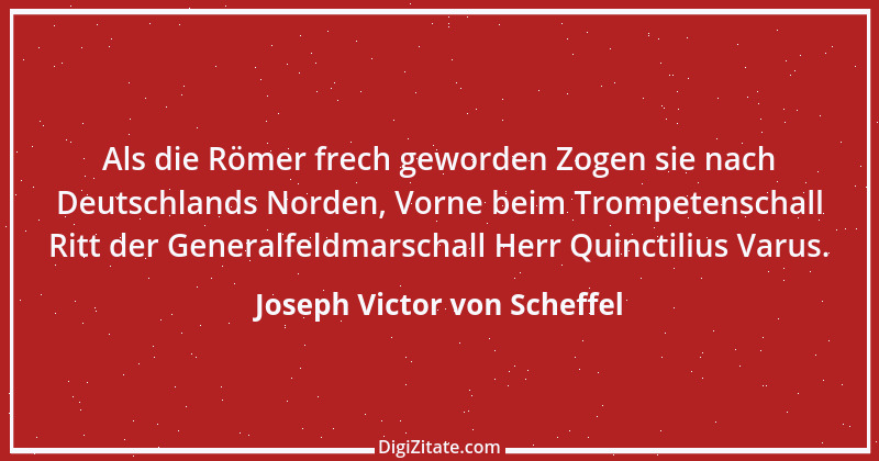 Zitat von Joseph Victor von Scheffel 11