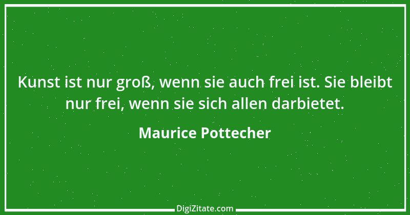 Zitat von Maurice Pottecher 1