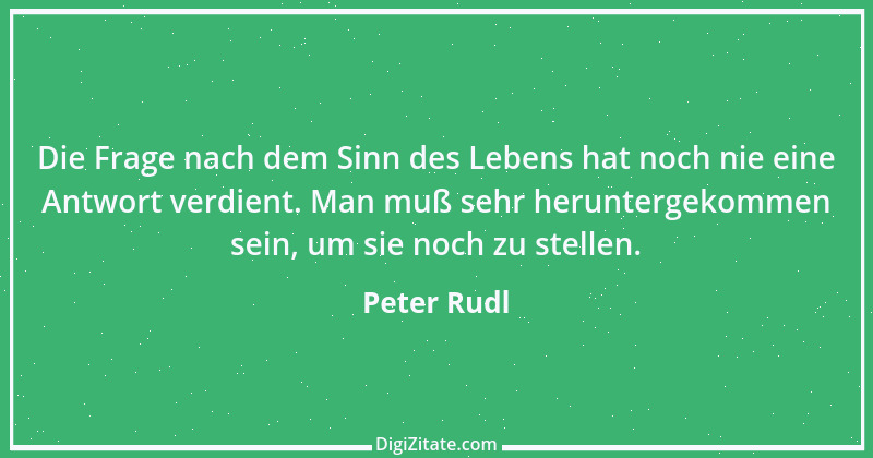 Zitat von Peter Rudl 91