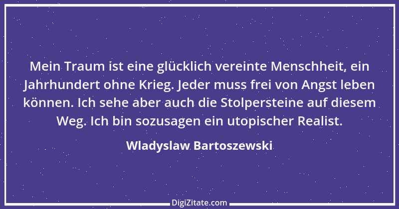 Zitat von Wladyslaw Bartoszewski 1