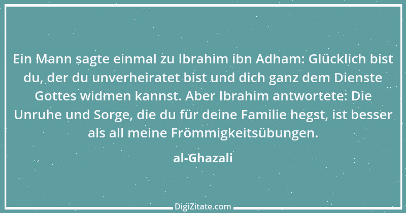 Zitat von al-Ghazali 11