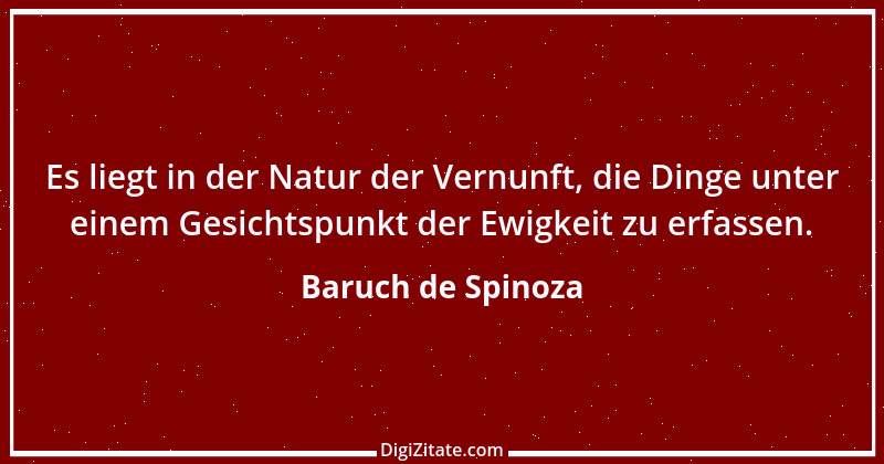 Zitat von Baruch de Spinoza 5