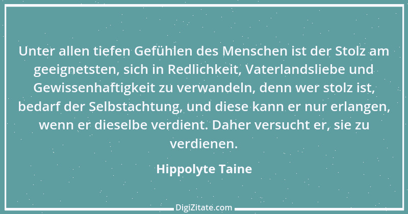 Zitat von Hippolyte Taine 14