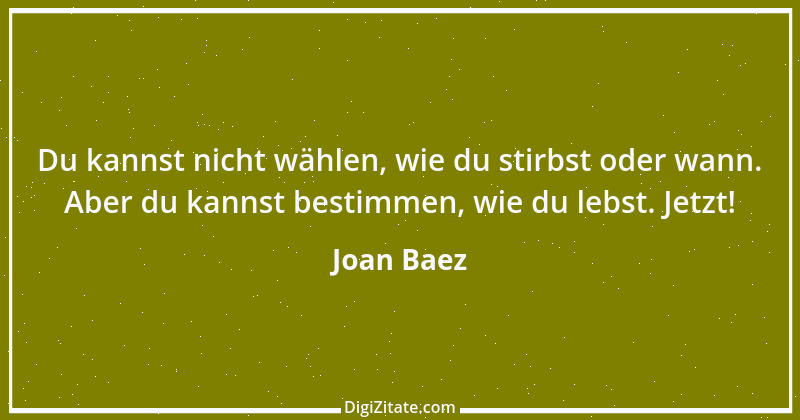 Zitat von Joan Baez 1