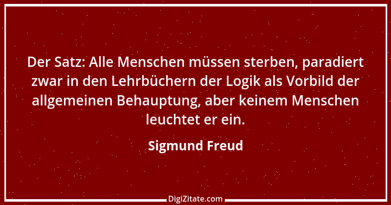 Zitat von Sigmund Freud 111