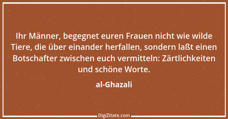 Zitat von al-Ghazali 13