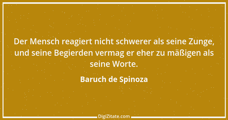 Zitat von Baruch de Spinoza 7