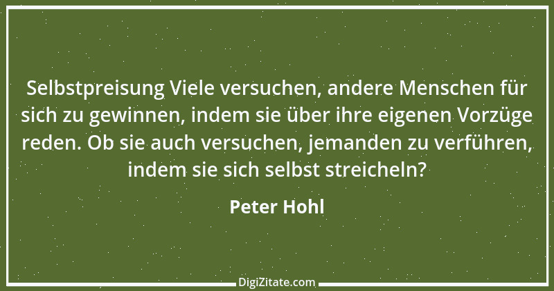 Zitat von Peter Hohl 21