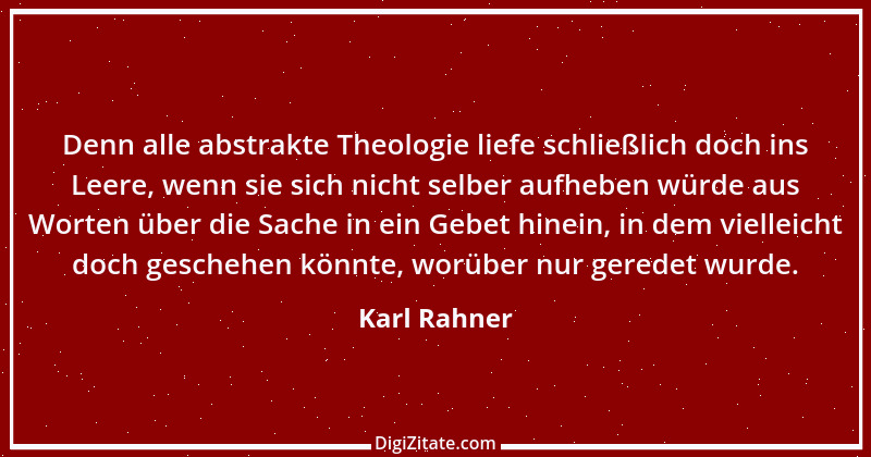 Zitat von Karl Rahner 1