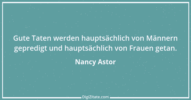 Zitat von Nancy Astor 1