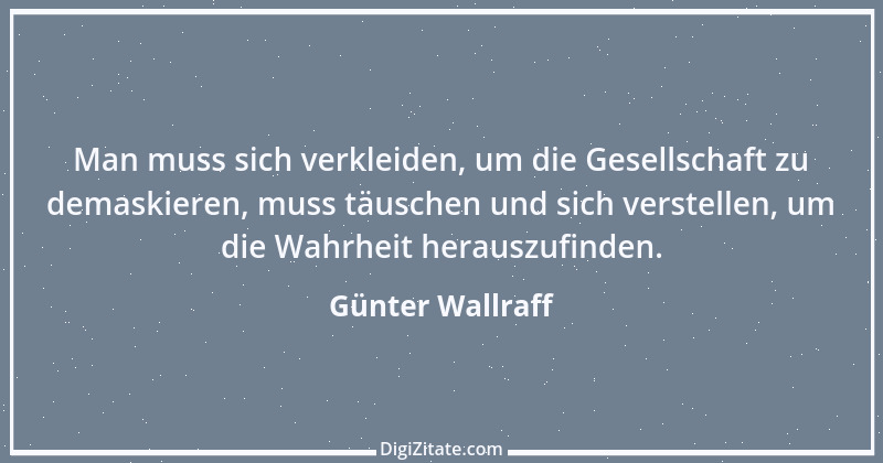 Zitat von Günter Wallraff 11