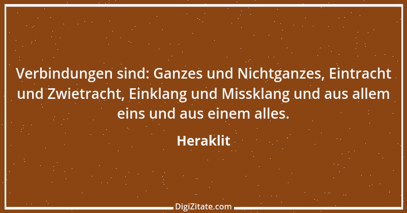 Zitat von Heraklit 51