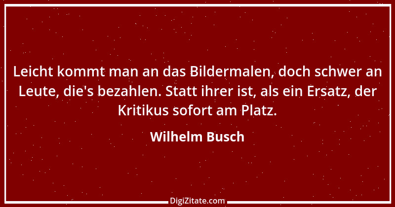 Zitat von Wilhelm Busch 192