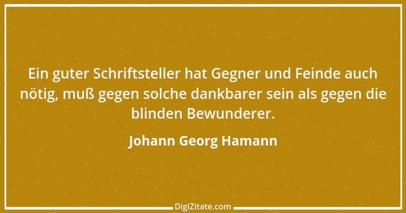 Zitat von Johann Georg Hamann 27