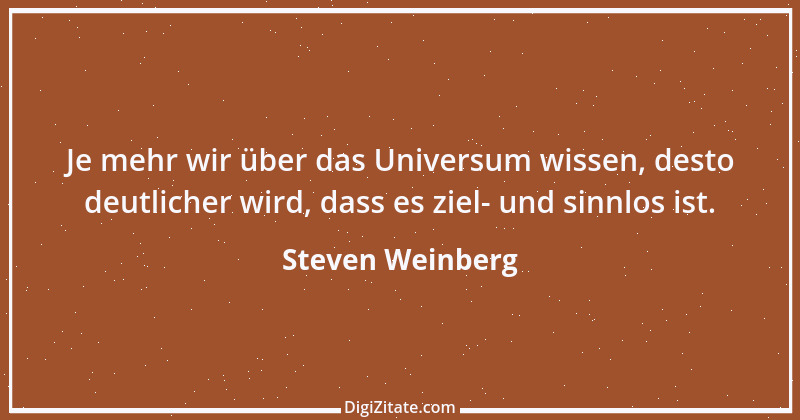 Zitat von Steven Weinberg 3