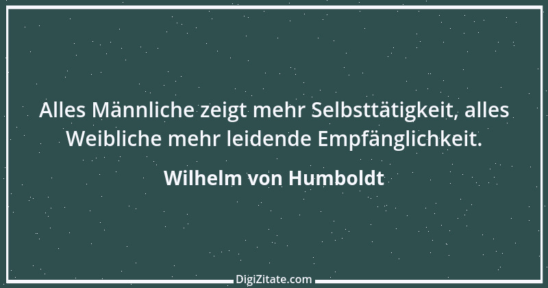 Zitat von Wilhelm von Humboldt 191