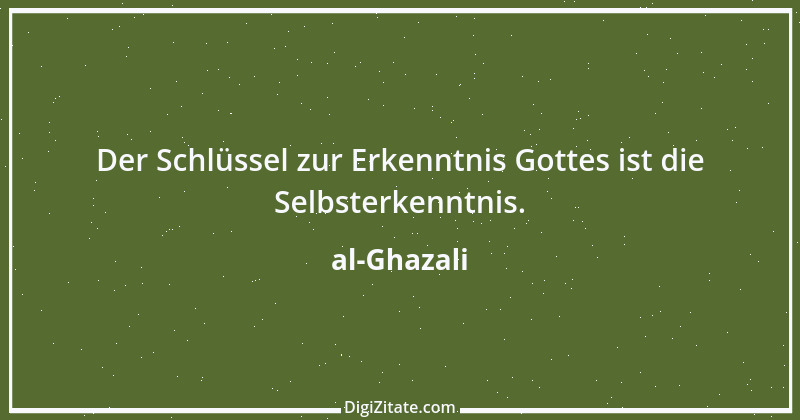 Zitat von al-Ghazali 17