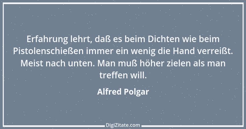 Zitat von Alfred Polgar 56