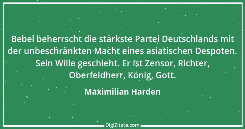 Zitat von Maximilian Harden 2