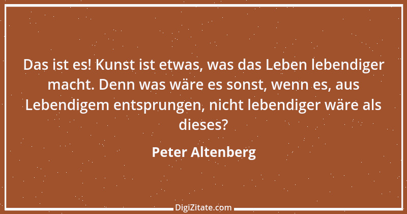 Zitat von Peter Altenberg 68