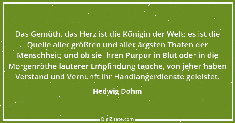 Zitat von Hedwig Dohm 1