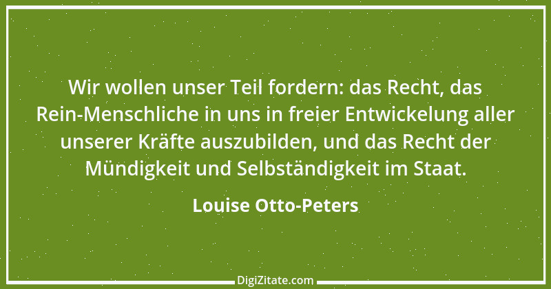 Zitat von Louise Otto-Peters 11