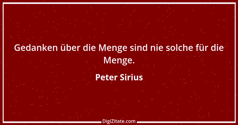 Zitat von Peter Sirius 43