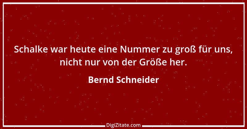 Zitat von Bernd Schneider 2