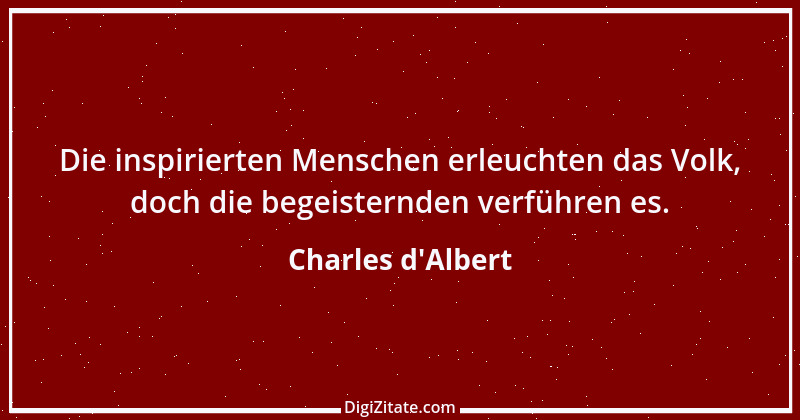 Zitat von Charles d'Albert 1