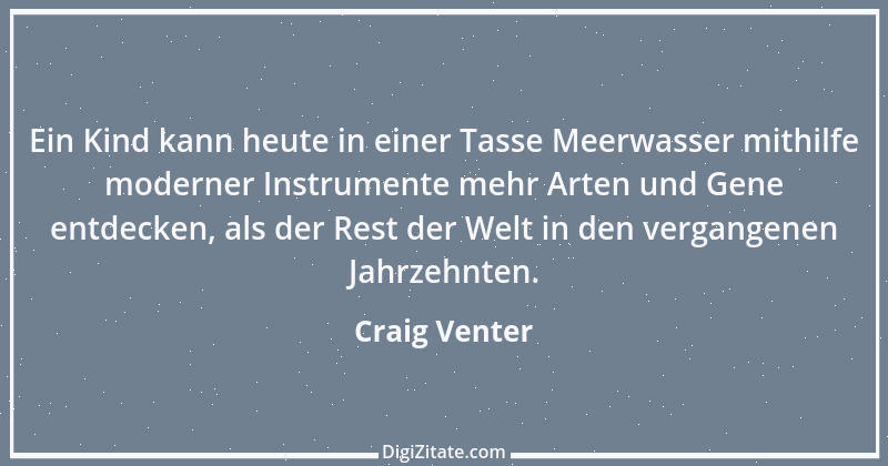 Zitat von Craig Venter 4