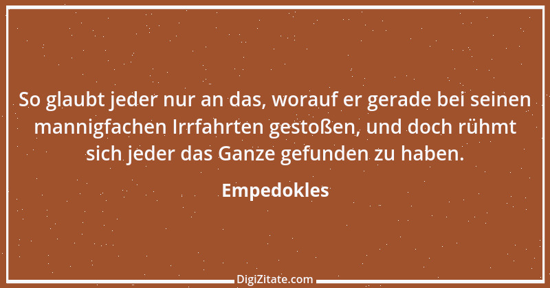 Zitat von Empedokles 10