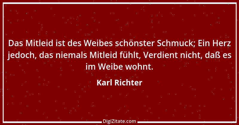 Zitat von Karl Richter 1