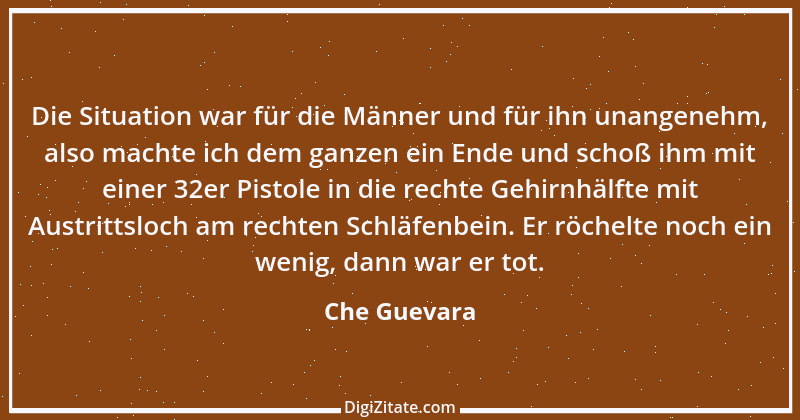 Zitat von Che Guevara 3