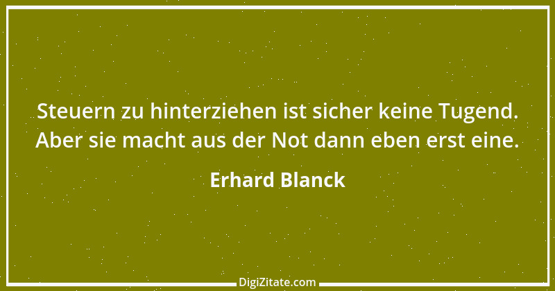 Zitat von Erhard Blanck 1200