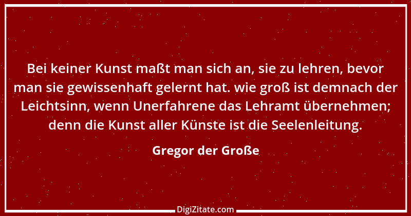 Zitat von Gregor der Große 3