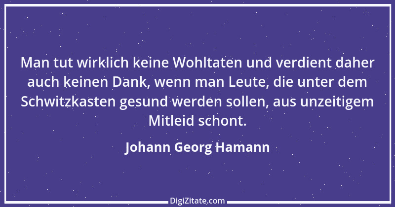 Zitat von Johann Georg Hamann 31