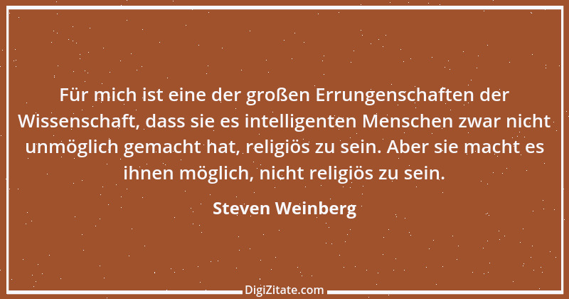 Zitat von Steven Weinberg 7