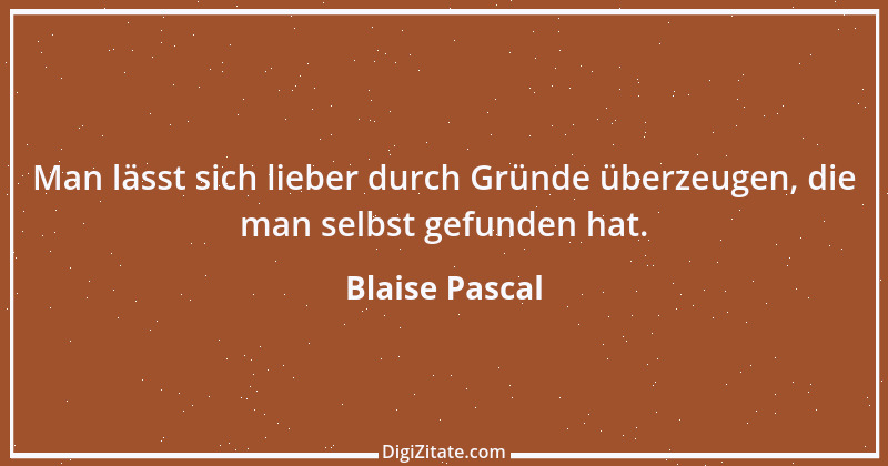 Zitat von Blaise Pascal 351