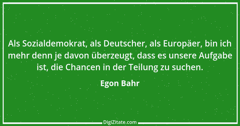 Zitat von Egon Bahr 9