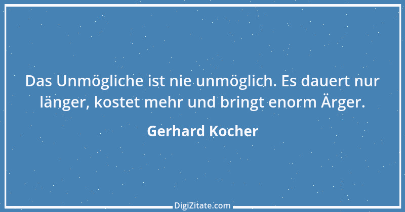 Zitat von Gerhard Kocher 327