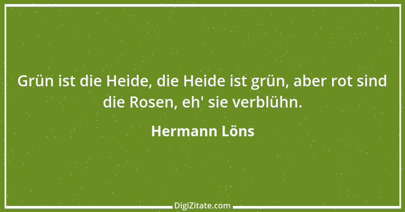 Zitat von Hermann Löns 25