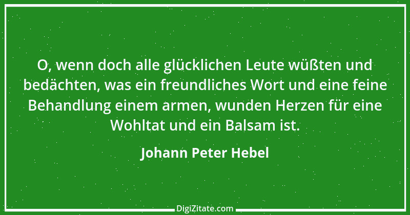 Zitat von Johann Peter Hebel 29