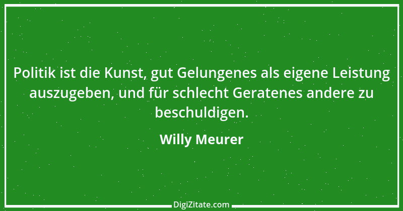 Zitat von Willy Meurer 1119