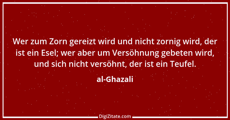 Zitat von al-Ghazali 21