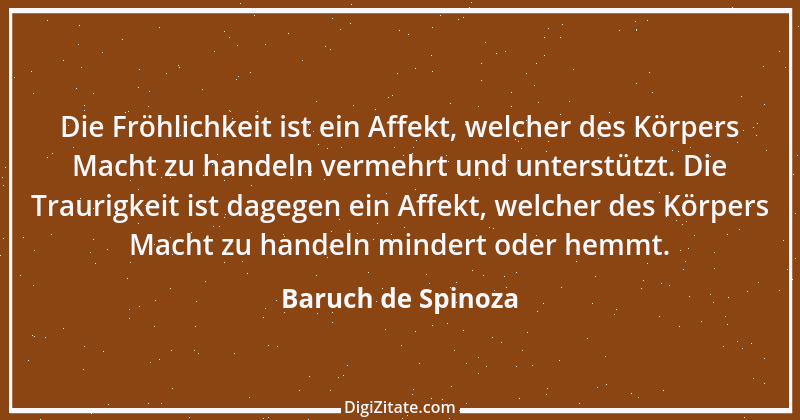 Zitat von Baruch de Spinoza 15